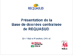 Présentation bdd requasud
